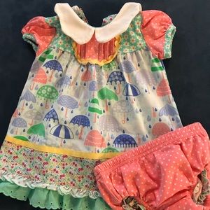Matilda Jane dress with bloomers